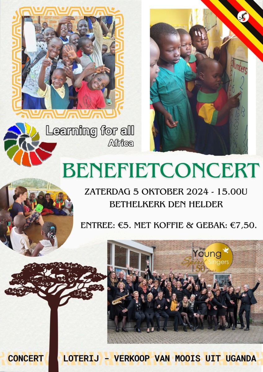 Benefietconcert voor Learning for all!!